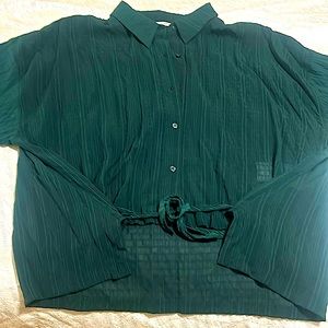 Soft light green blouse Calvin Klein